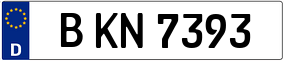 Truck License Plate